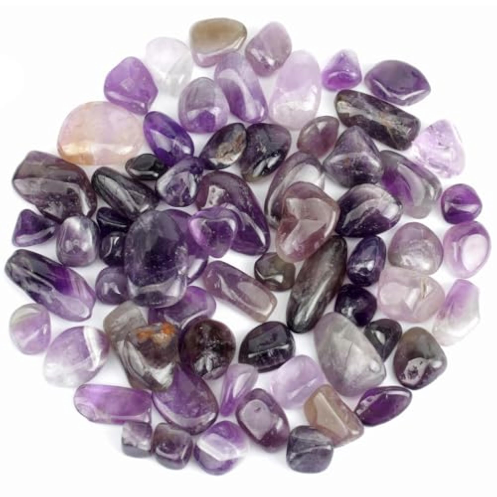Amethyst Crystal Chips Tumbled Stone for Crafts